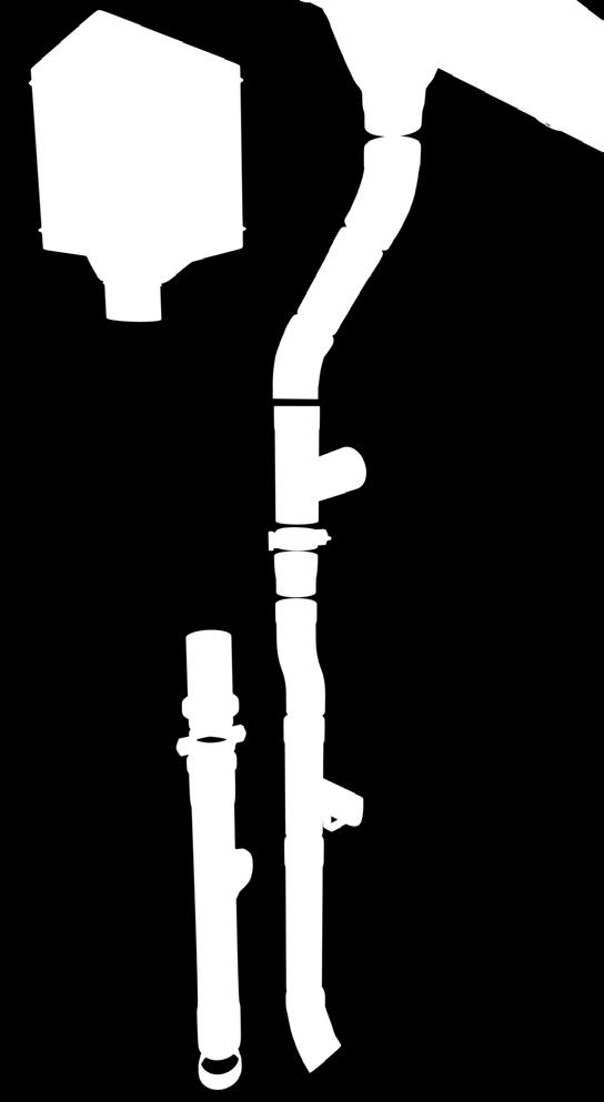 Žlabový sběrný kotlík Žlabový hák UNI Žlabový hák Dilatační spojka s krytkou Víceúčelová spojka
