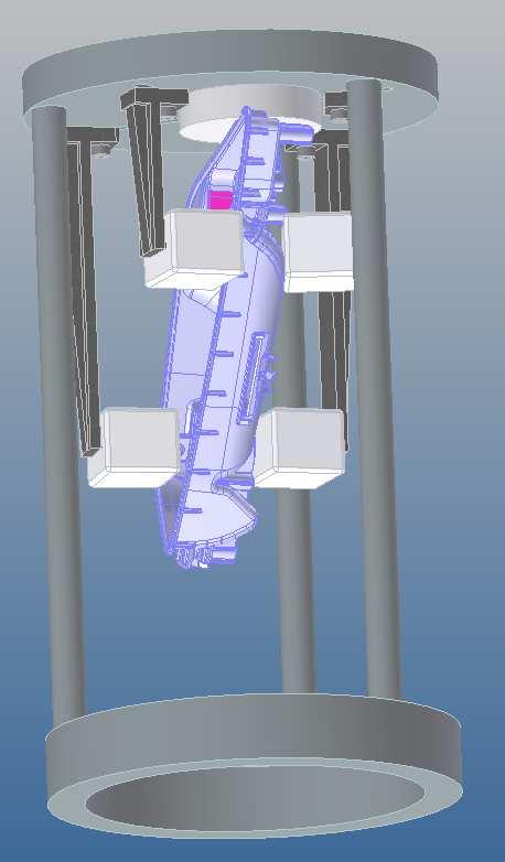 The increase in temperature is slightly slower than in previous case due to bigger amount of coolant since more of the coolant means a higher thermal capacity.