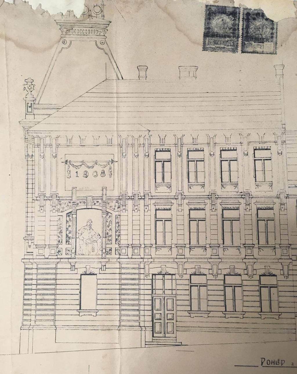 19. Karel Málek Jaroslav Beneš, detail plánu