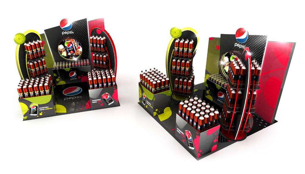 C NEALKOHOLICKÉ NÁPOJE PEPSI SHOP IN SHOP Zadavatel: Mattoni 1873 a.s. kov, plast, samolepka, hologram řetězec Albert 13 Charakteristika: Limetka či višeň? Višeň či limetka?