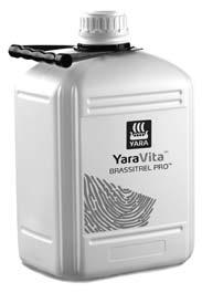YaraVita TM BRASSITREL TM PRO Pro optimální listovou výživu mikroprvky řepky, máku a cukrovky 446 g živin/litr!