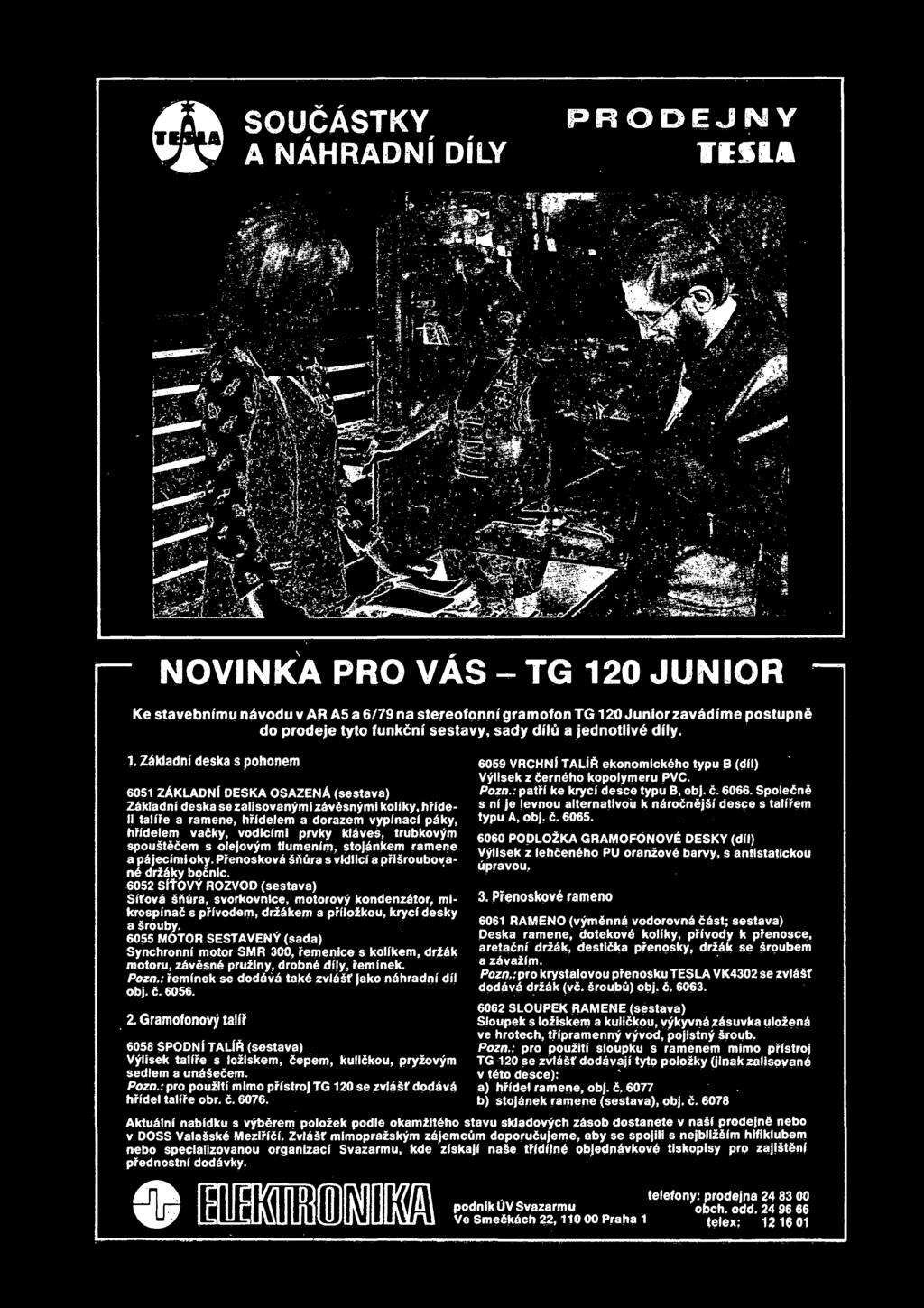 0 Junior zavćdime postupni do prodeje tyto funkčni sestavy, sady dilu a jednotlivć dfly. 1.
