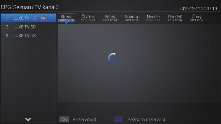 přejmenovat. Funguje to tak, že tl. OK označíme předvolbu, posuneme kurzor na nové místo a vybereme funkci. Tlačítkem EXIT ukončíme editaci.