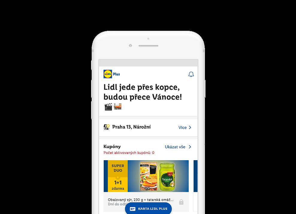 zvláštní pozornost. Za velký úspěch vděčíme všem zaměstnancům v prodejnách, kteří nepolevují a větu Dobrý den, máte aplikaci Lidl Plus? opakují všem úskalím navzdory.