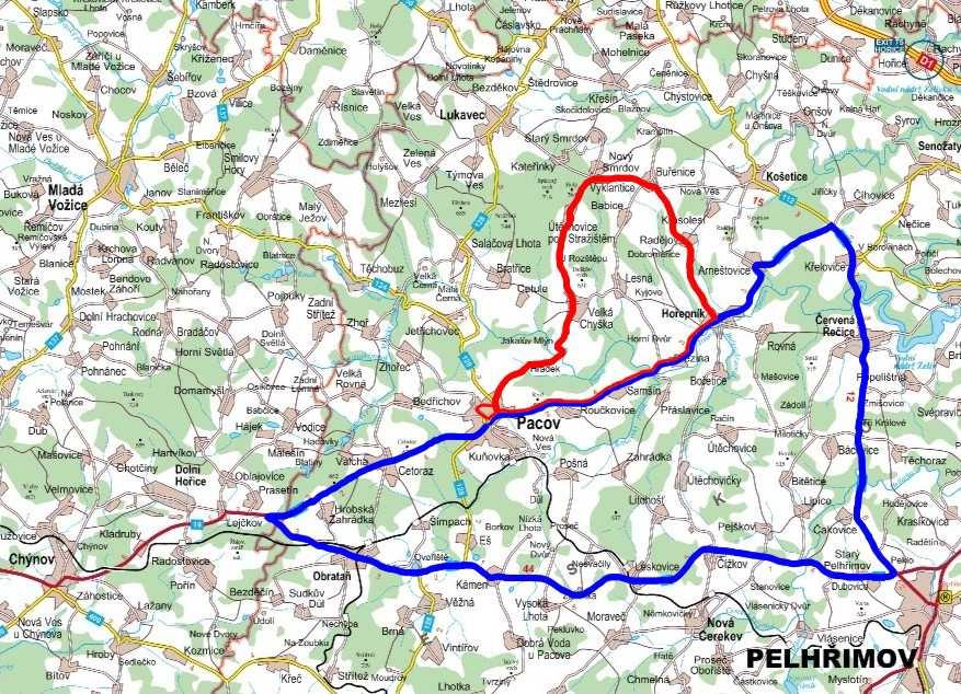 vítězem. www.motorkari.cz Obrázek 9. Modrá linie znázorňuje trasu závodu III.