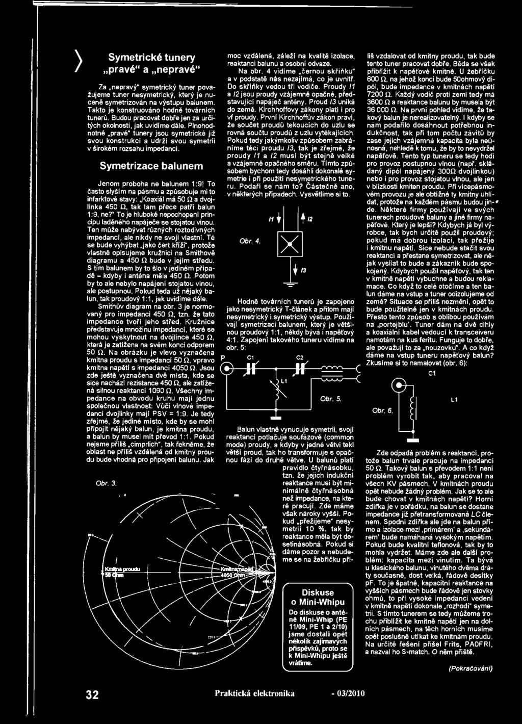 Té se bude vyhýbat jako čert kfizi", protože vlastně opisujeme kružnici na Smithově diagramu a 450 (2 bude v jejím středu. S tim balunem by to šlo v jedinäm pripadš kdyby i anténa měla 450 Q.