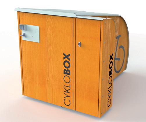 Cyklobox s elektronickým zámkem Cykloboxy s elektronickým zámkem jsou vybaveny klávesnicí a RFID čtečkou. Na výběr ze 3 režimů zamykání boxů: 1.