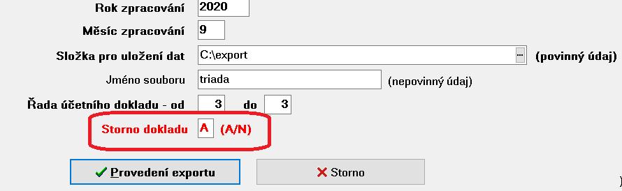 Tlačítkem Provedení exportu a výběrem v menu (Gordic/Munis) dáme pokyn k vytvoření souboru v nastavené složce. Doporučujeme soubor v Excelu, nebo v poznámkovém bloku zkontrolovat, zda je korektní.