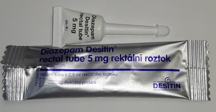 ale mnohdy není vhodné, aby je mělo dítě u sebe (menší děti, epileptici). Diazepam Desitin (5 nebo 10 mg) Lék podávaný jako první pomoc při epileptickém záchvatu.