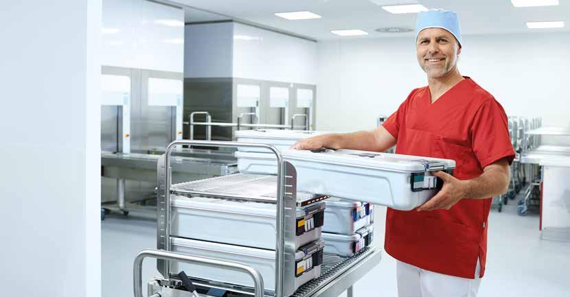 12 PRODUKT MĚSÍCE Nový kontejner AESCULAP AICON Šetrný k nástrojům i k lidem Co očekáváte od kontejnerů 21. století? Rádi byste co nejvíce zkrátili čas sterilizace nástrojů?