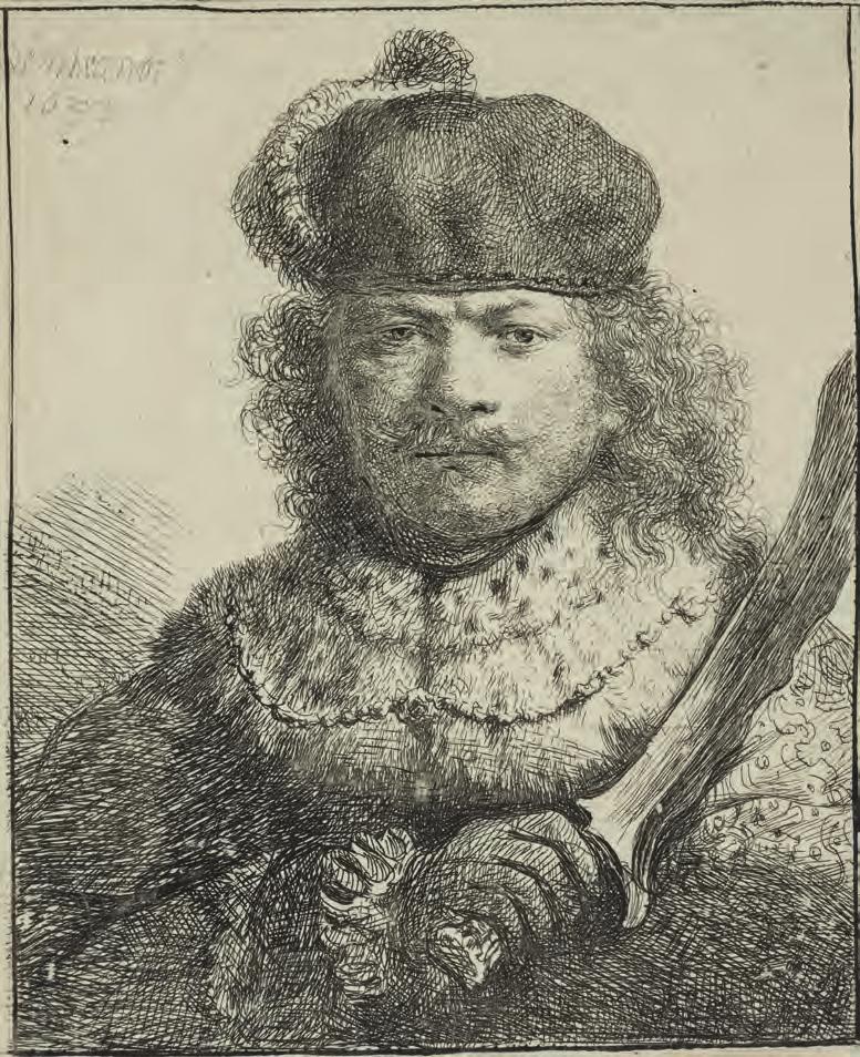 Rembrandt van Rijn, Autoportrét se