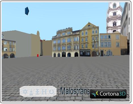 2. Analýza Obrázek 2.2: Virtuální stará Praha, na levé části jsou vidět modely bez textur 2.1.3 Etruské hrobky Tématikou vizualizace se taktéž zaobírají archeologové.