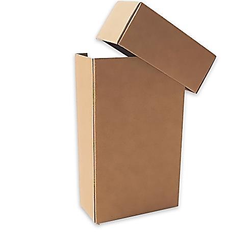 KRABIČKA PAPÍROVÁ 75 x 130 x 35 mm Kód KP 12 Hnědá hladká
