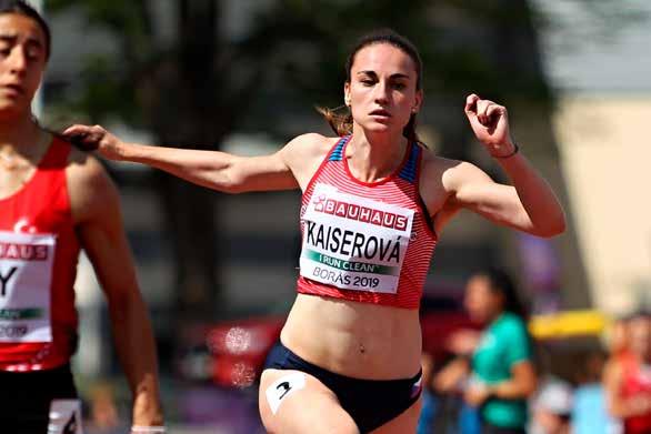 Johana KAISEROVÁ (100 m, 4 x 10