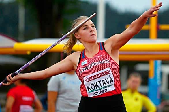 Ivana KOKTAVÁ (javelin throw) born: 29. 6. 2001 Brno height / weight: 177 cm / 83 kg club: Atletika Poruba, z.s. 1st club: Spo