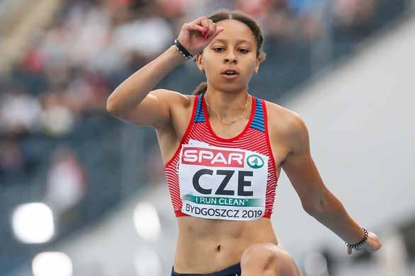 Emma MAŠTALÍŘOVÁ (triple jump, 4 x 100 m) born: 27. 11.