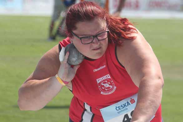 Blanka TOMÁŠKOVÁ (shot put) born: 21. 4.