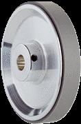 (plná hřídel 10 mm 19 mm) Popis: Hliníkové měřicí kolečko s O-kroužkem (NBR70) pro plnou hřídel 10 mm, obvod 200 mm Popis: Hliníkové měřicí