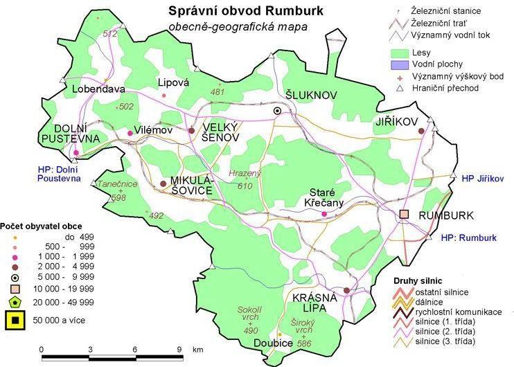 Na základě administrativního členění České republiky je město Rumburk součástí územního celku NUTS II Severozápad, Ústeckého kraje a okresu Děčín.