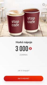 naskenováním QR kódu u pokladny před uskutečněním
