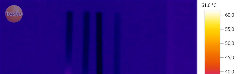 Obrázek 7: Termogram po 60 sekundách měření.