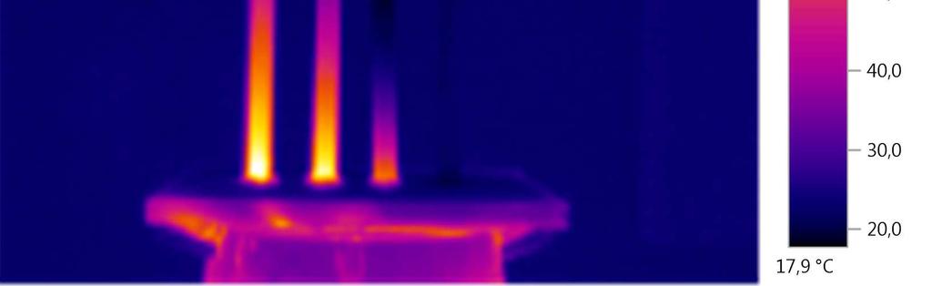 Obrázek 9: Termogram po 180 sekundách měření.