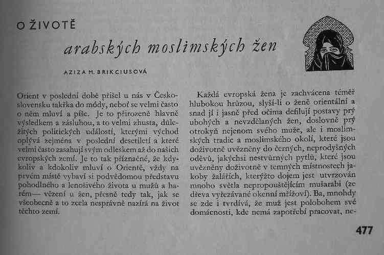 Úvod: Předběžné tázání Obr. 1 Ilustrace k článku Azizy M.