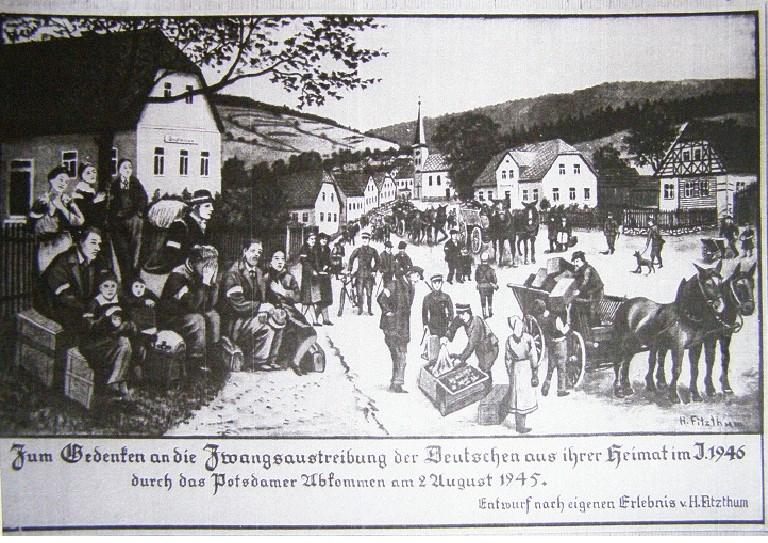 Citelné změny v početnosti a národnostním složení obyvatel počínají rokem 1946, kdy v srpnu probíhá první etapa vysídlení německého obyvatelstva.