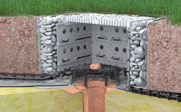 DOPLŇKY Šachty a ochranné koše TOPWET Šachta pro zelené střechy,