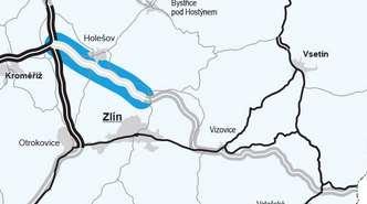 Dálnice D49 Hulín-Fryšták zprovoznění 2023 Účelem stavby je vybudování kapacitní komunikace, která umožní převést vysoké intenzity silniční dopravy z komunikací vedených zástavbou Zlína, Otrokovic,