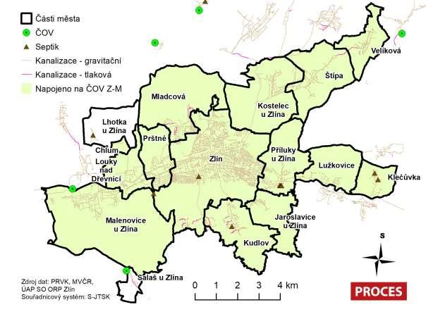 rozhodnuto a bude předmětem jednání mezi vlastníky kanalizace (SMZ, VAK Zlín a.s.) 