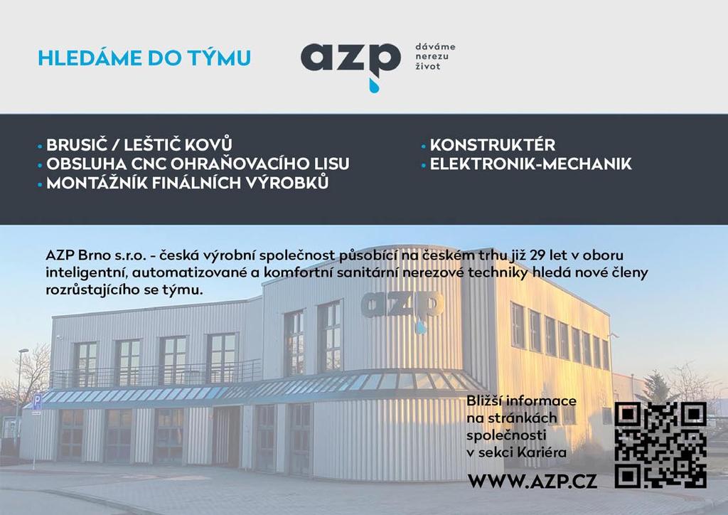 22 Inzerce MĚSTO ŽIDLOCHOVICE ZPRAVODAJ NABÍDKA BRIGÁDY SKLIZEŇ MERUNĚK v Židlochovicích Přijmeme