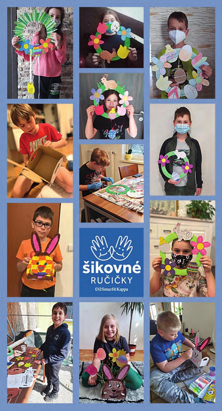 ŠKOLSTVÍ / ZÁKLADNÍ ŠKOLA Velikonoční tvoření Letos poprvé jsme měli možnost rozdávat dětem velikonoční výseky, a i přesto, že se nechodilo do školy, podařilo se nám zajistit, aby se tento tvořivý