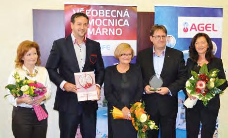 ROČNÍK 9 ČÍSLO 6 PROSINEC 2015 Komárňanská nemocnica je najlepším zdravotníckym zariadením v zabezpečení kvality v oblasti prevencie nemocničných nákaz TÚTO VÝROČNÚ CENU KAŽDOROČNE MÔŽE ZÍSKAŤ LEN