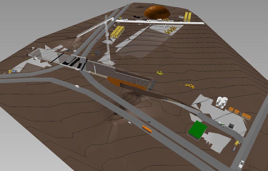 Rozbor stavu problematiky a současných řešení v ČR Technologie TBM a zařízení staveniště Další variantou je vynechání pilot v místech ražby. Piloty by byly ukončeny nad železobetonovou převázkou.