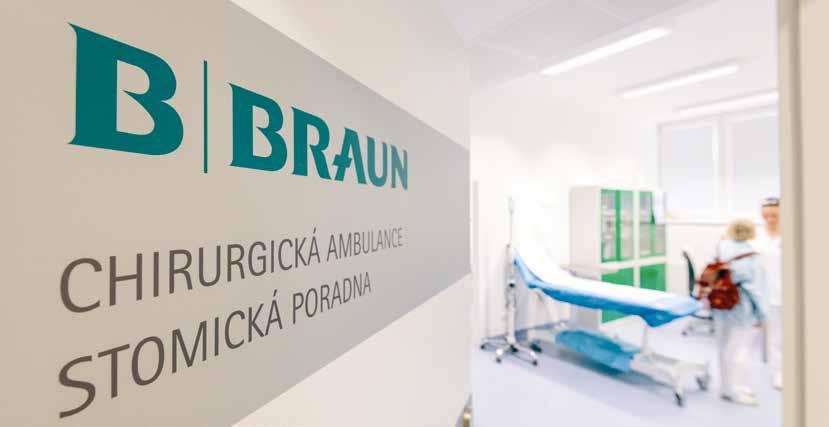 Foto: Jan Hadraba Stomické poradny symbol kvality a péče Chirurgická ambulance B. Braun Plus Praha Budějovická, která funguje již druhým rokem, nedávno ošetřila svého již stého pacienta se stomií.
