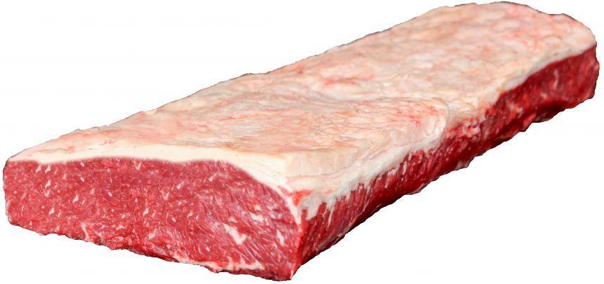 Libové maso z vrchního šálu bývá křehké, jemně vláknité a prorostlé jemnými žilkami intramuskulárního tuku.