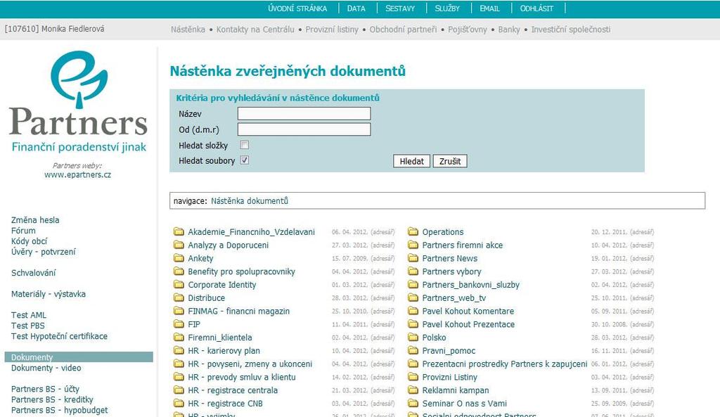 10] Příloha III Ukázka interního systému Prometheus