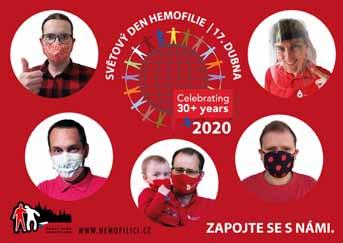 Hitem letošních oslav byla ale bezesporu skutečnost, že Česko se přidalo k výzvě Světové hemofilické federace a