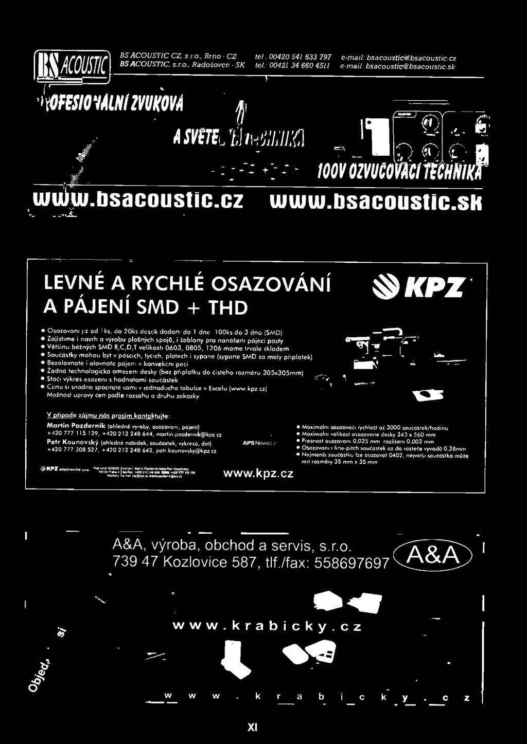 technologická omezeno desky (bez příplatku do čisteho rozměru 305x305mm) Stačí výkres osazeni s hodnotami součástek Cenu si snadno spocitate sami y iednoduche tabulce v Excelu (www.kpz.