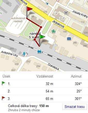 1.10.3 Přestupní uzel Rokycany Železniční stanice a AN je v Rokycanech situováno cca 150 m a 2 min chůze.