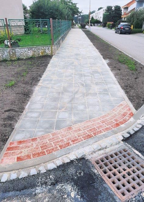 4 ODBOR SPRÁVY MAJETKU A ROZVOJE MĚSTA STAVEBNÍ AKCE Rekonstrukce mostu Na Cihelně Zhotovitelem díla je firma M-STAV CZ s. r. o., Pardubice.