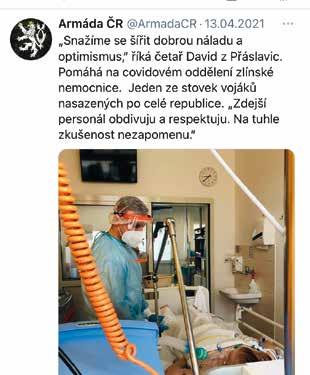 Tam pomáhali s kompletací lůžek a s vykládáním zdravotnického materiálu. Do trasovacích týmů bylo postupně povoláno dvacet vojáků z Čestné stráže, kteří se střídali ve směnách.