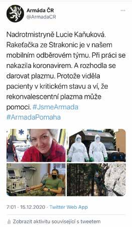 Tohoto programu využil resort obrany pro zabezpečení přepravy zdravotnického materiálu z Číny. Vše muselo proběhnout rychle.