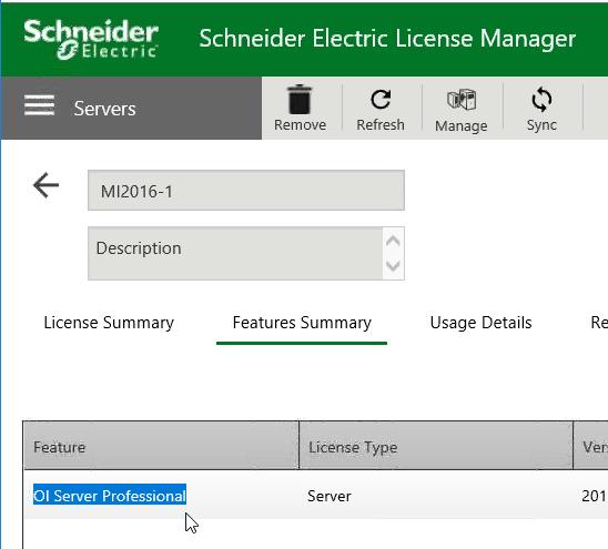 je nainstalován místně na Galaxy Repository Auto-Build vyžaduje licenci OI Server
