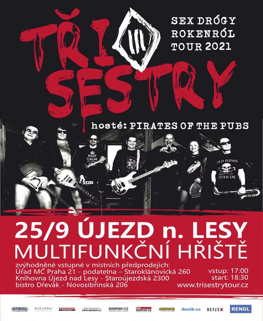 MĚSTSKÁ ČÁST PRAHA 21 ÚJEZDSKÉ POSVÍCENÍ S ROCKOVÝM VEČEREM ÚJEZD