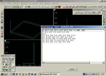 o krok napřed CAD stroje, NC řízení ve druhé vrstvě popisuje přesně způsob práce stroje pro daný výrobek.