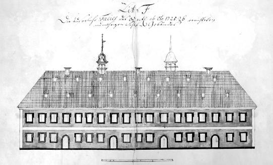 Budova zděné evangelické školy (tzv. pajty) u Ježíšova kostela v Těšíně vystavěné v letech 1725 1726, r.