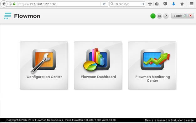 4.4 Nasazení Flowmon kolektoru Nasazení Flowmon kolektoru do prostředí QEMU/KVM proběhlo pomocí instalačního.iso obrazu.