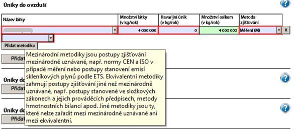 U části formuláře Přenosy odpadu mimo provozovnu (u ostatního i nebezpečného odpadu) se při zvolení varianty předání odpadu mimo ČR ANO objeví